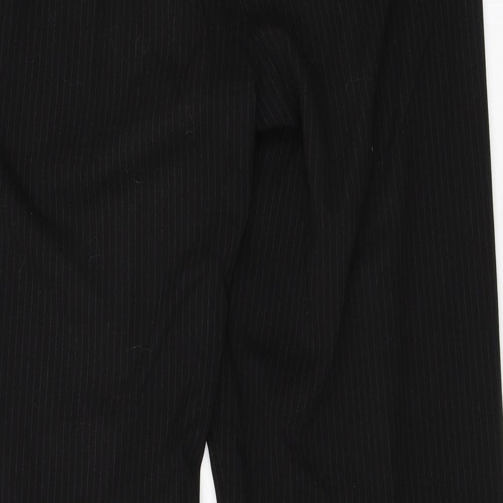 BHS Womens Black Polyester Dress Pants Trousers Size 34 in L28 in Regular