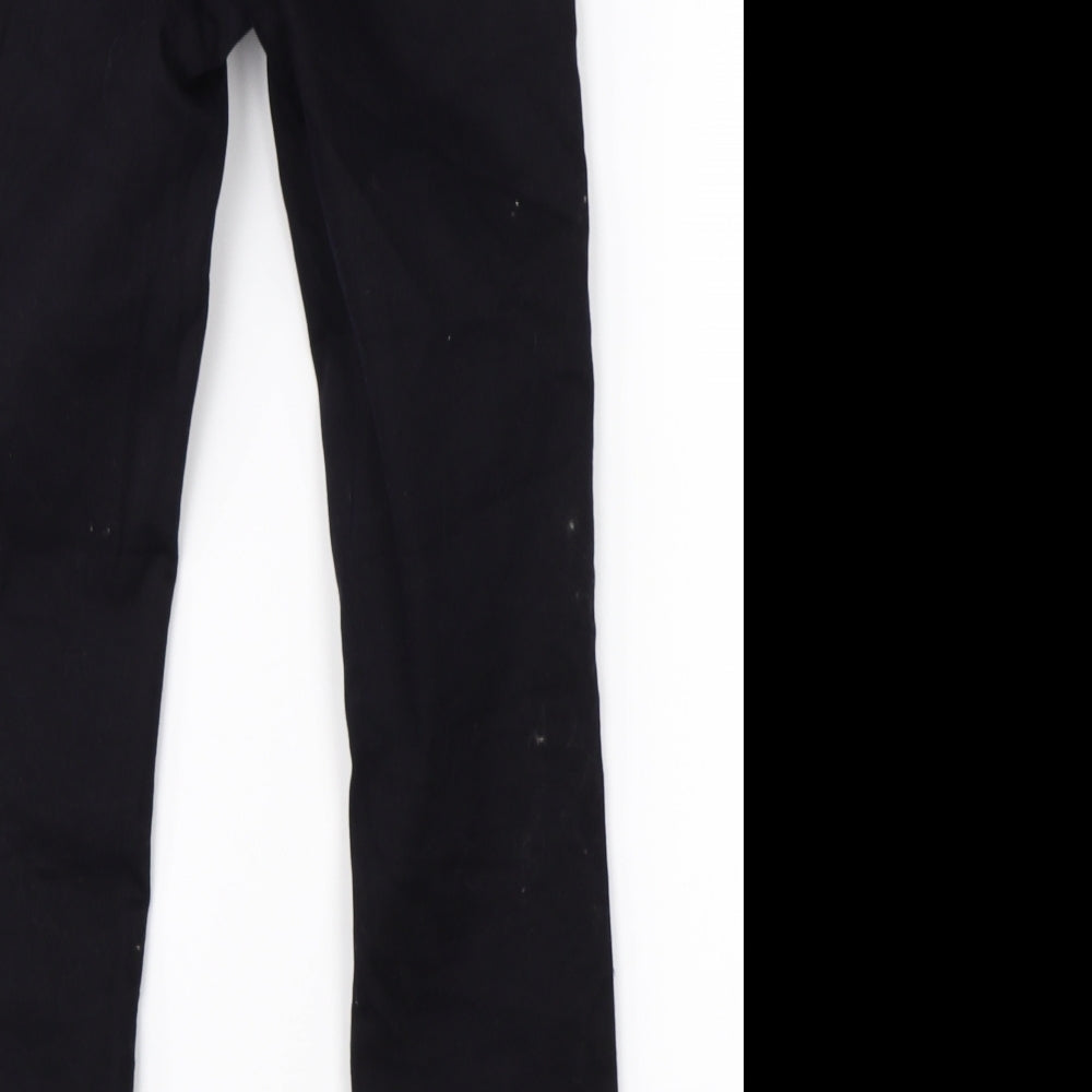 New Look Womens Black Cotton Skinny Jeans Size 4 L26 in Regular