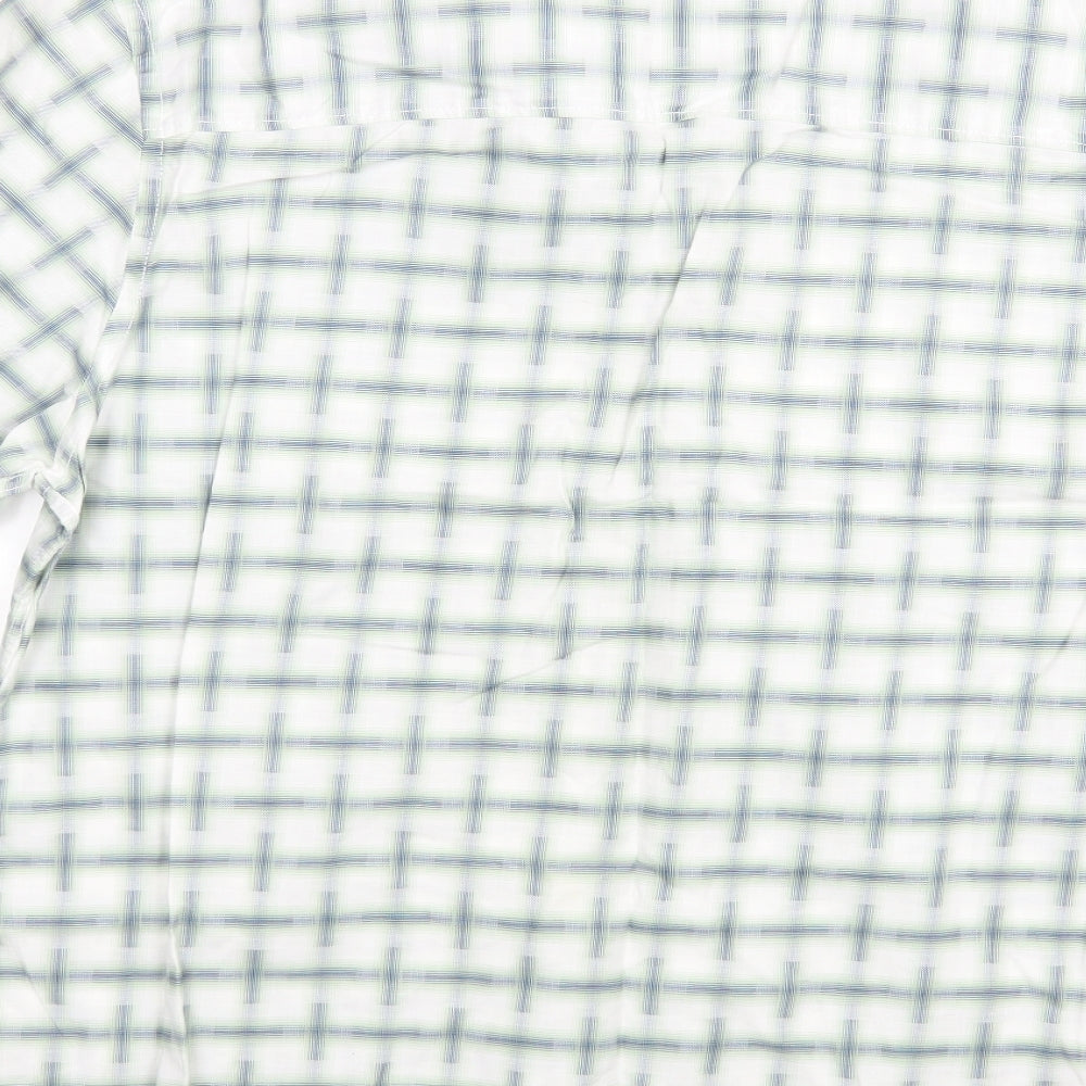 Sandstone Mens Multicoloured Check Cotton Button-Up Size XL Collared