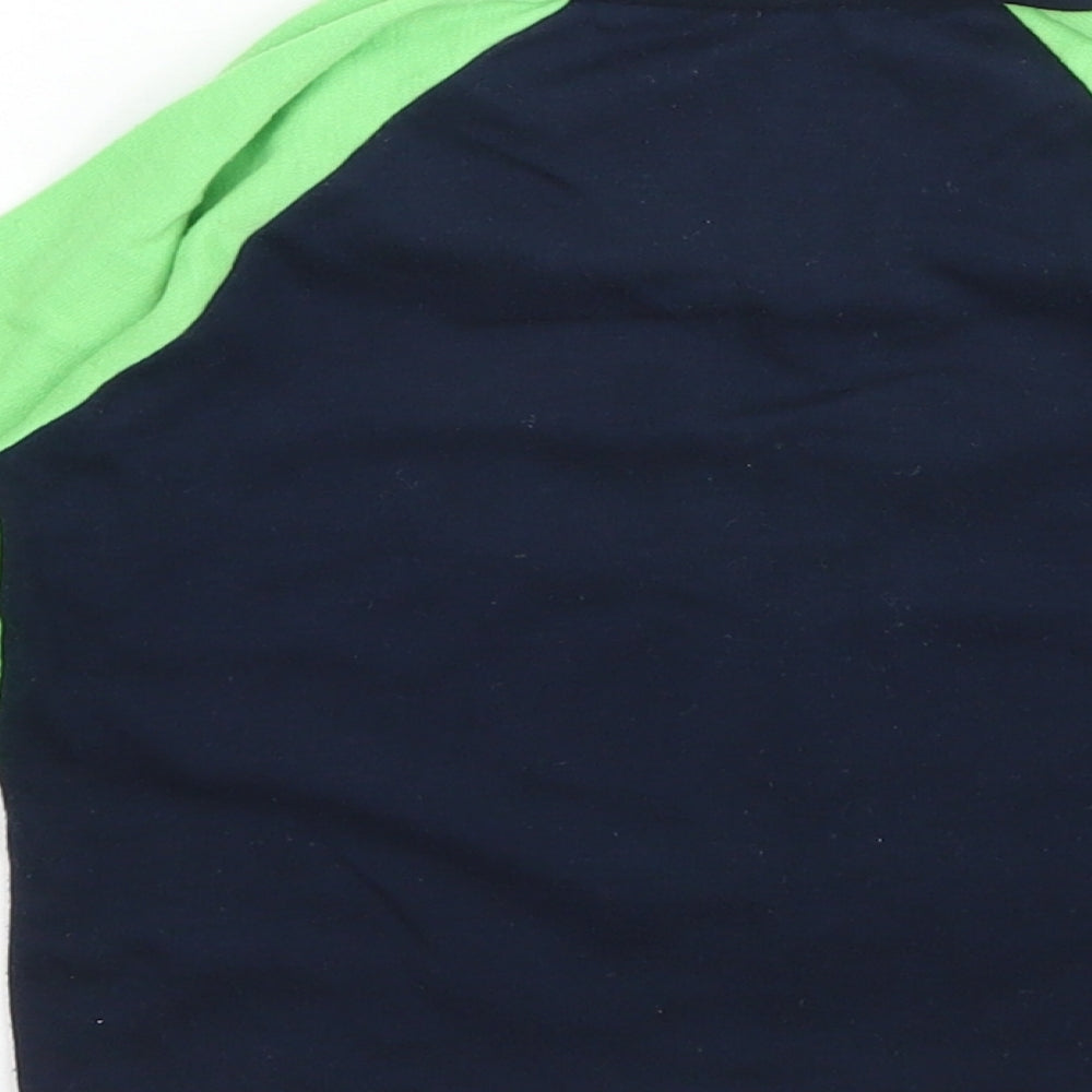 Preworn Boys Multicoloured Cotton Basic T-Shirt Size 2-3 Years V-Neck