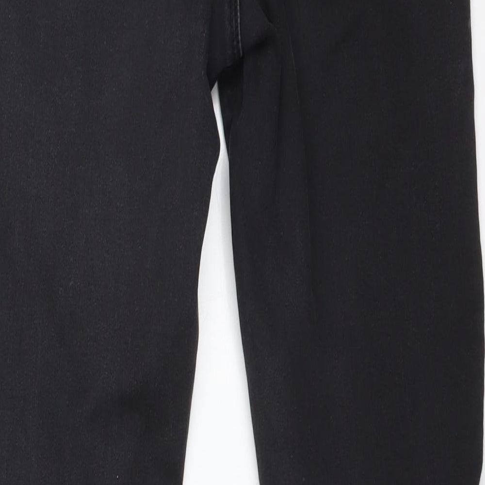 Dorothy Perkins Womens Black Cotton Skinny Jeans Size 8 L28 in Regular