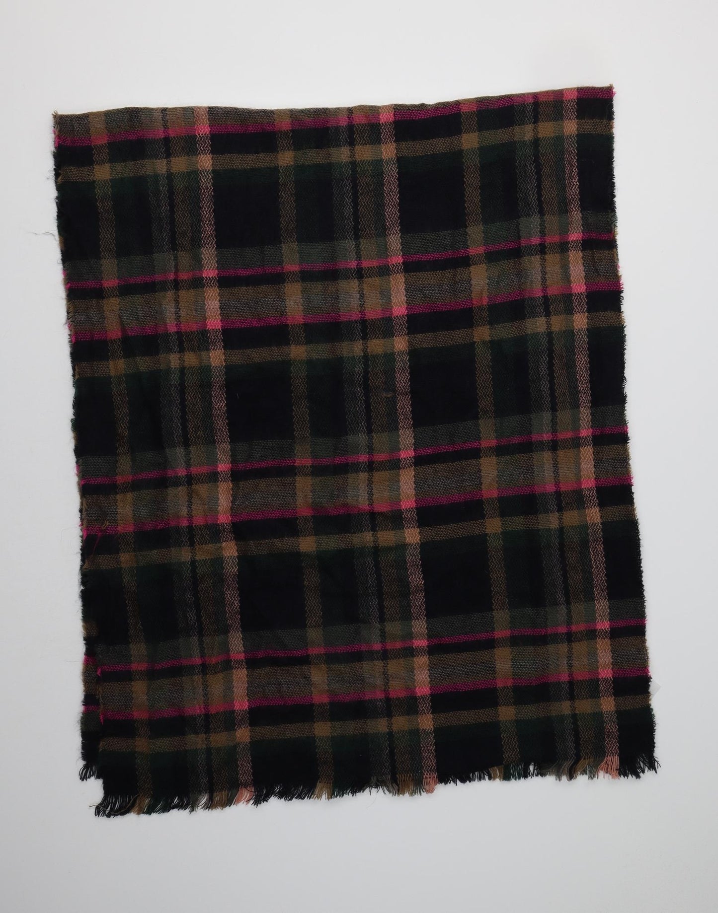 Primark Womens Multicoloured Check Acrylic Shawl/Wrap