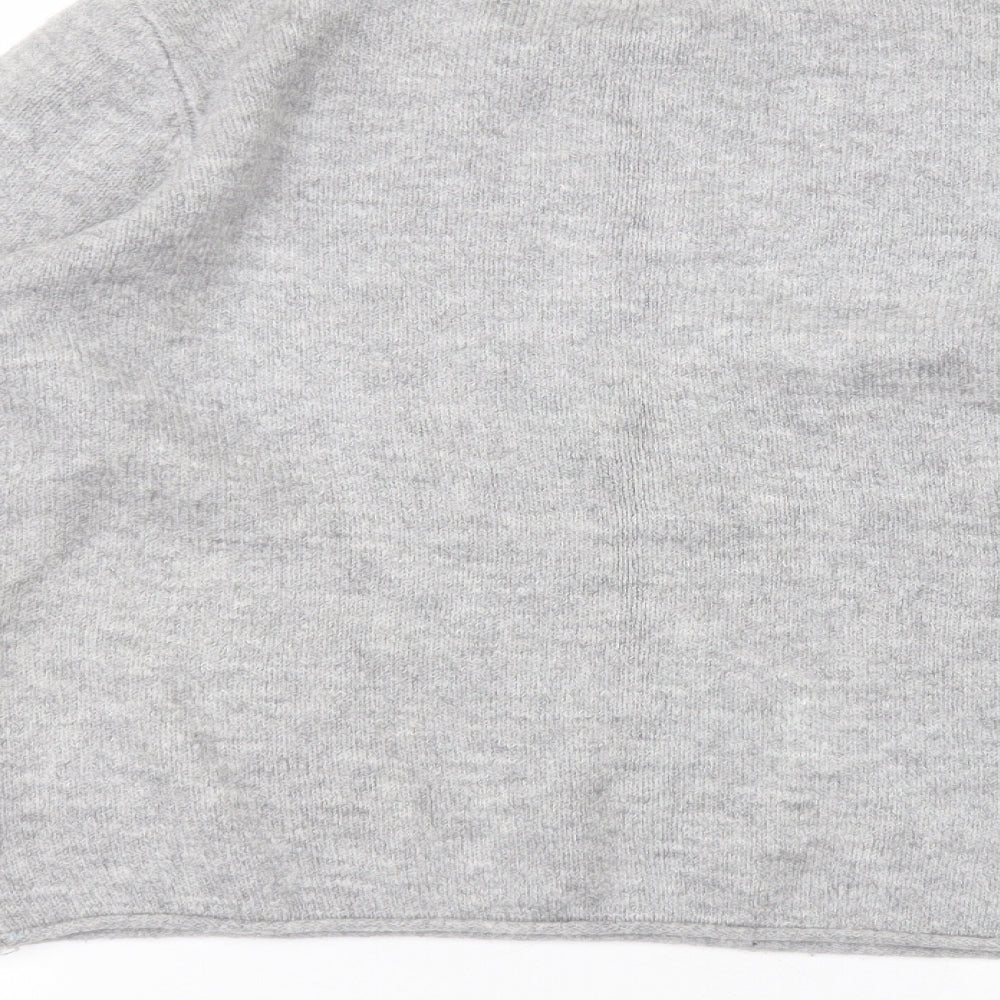 Matalan Womens Grey Round Neck Acrylic Pullover Jumper Size M
