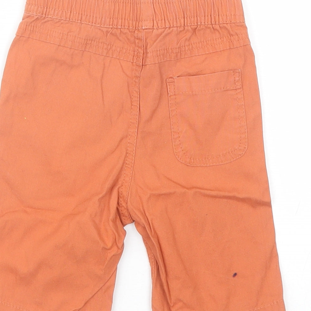 Primark Baby Orange Cotton Capri Trousers Size 18-24 Months