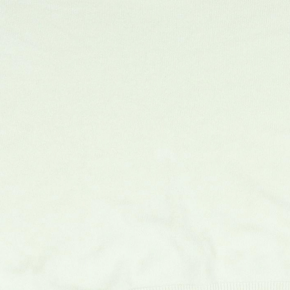Essentials Womens Green Round Neck Acrylic Pullover Jumper Size 10 - Pale green