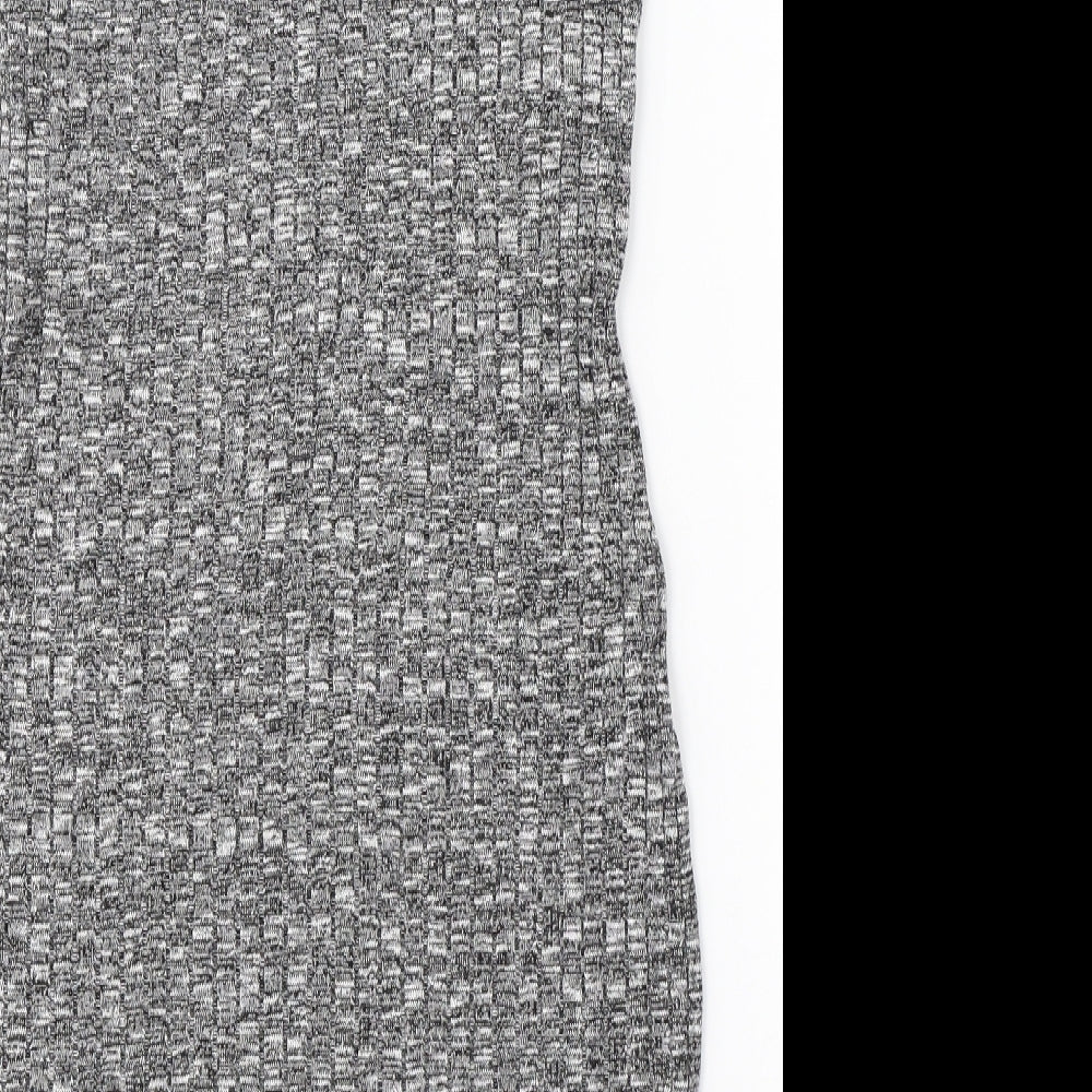 Atmosphere Womens Grey Viscose Pencil Dress Size 10 Halter