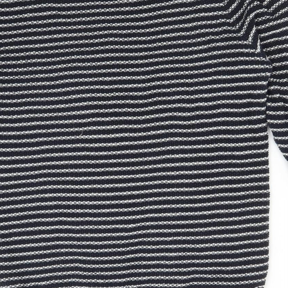 NEXT Womens Multicoloured Striped Cotton Pullover Sweatshirt Size S