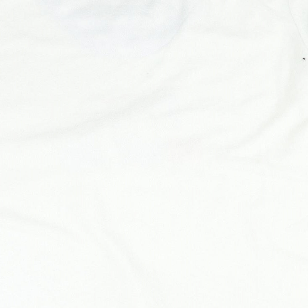 Love To Dream Womens White Solid Polyester Pyjama Top Size 18 - I <3 HUGS
