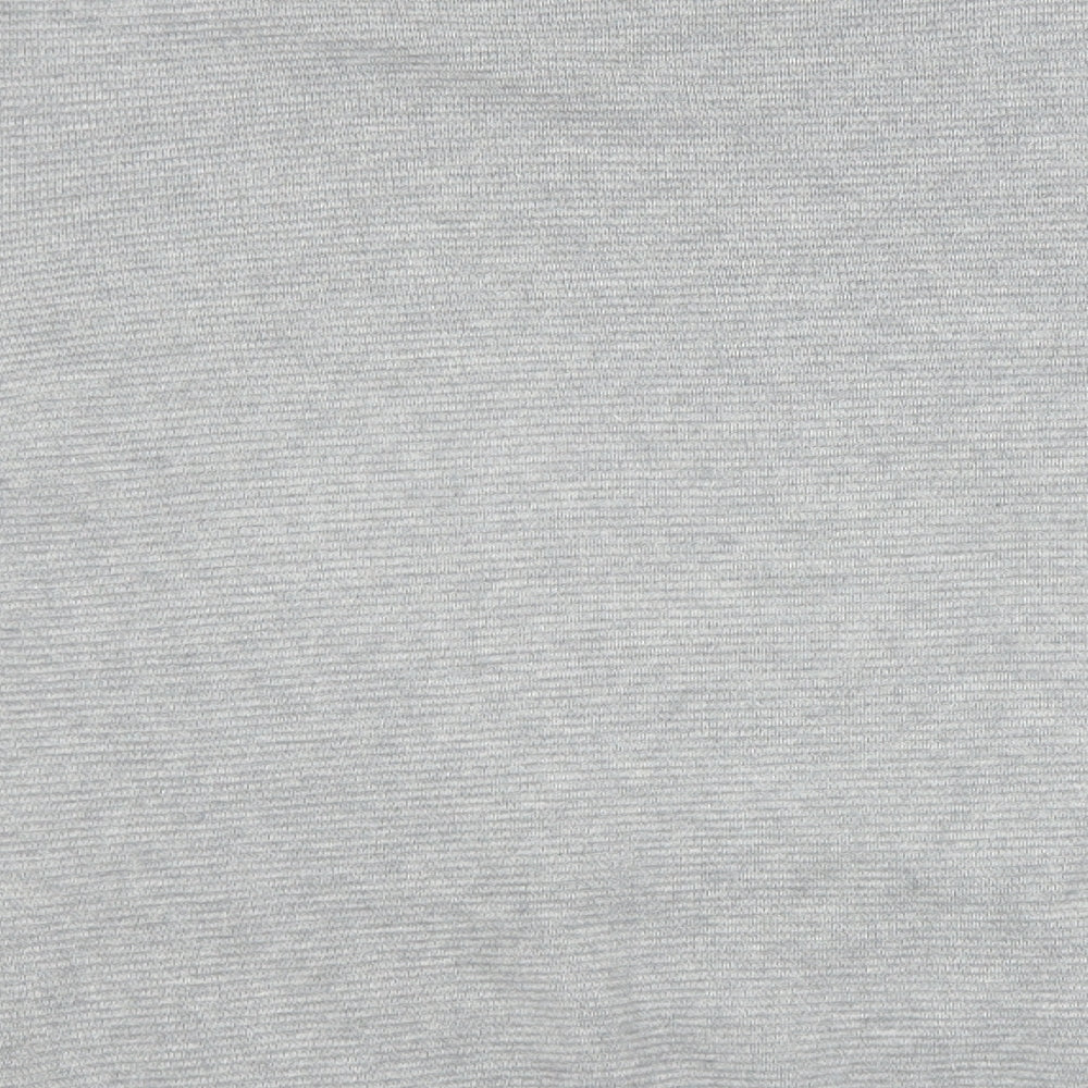 Nigel Hall Womens Grey Round Neck Striped Cotton Pullover Jumper Size M