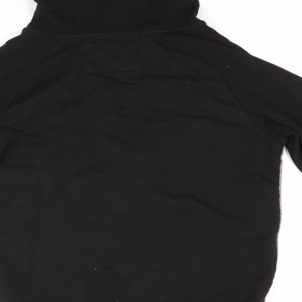 Genetic Apparel Mens Grey Cotton Full Zip Hoodie Size S