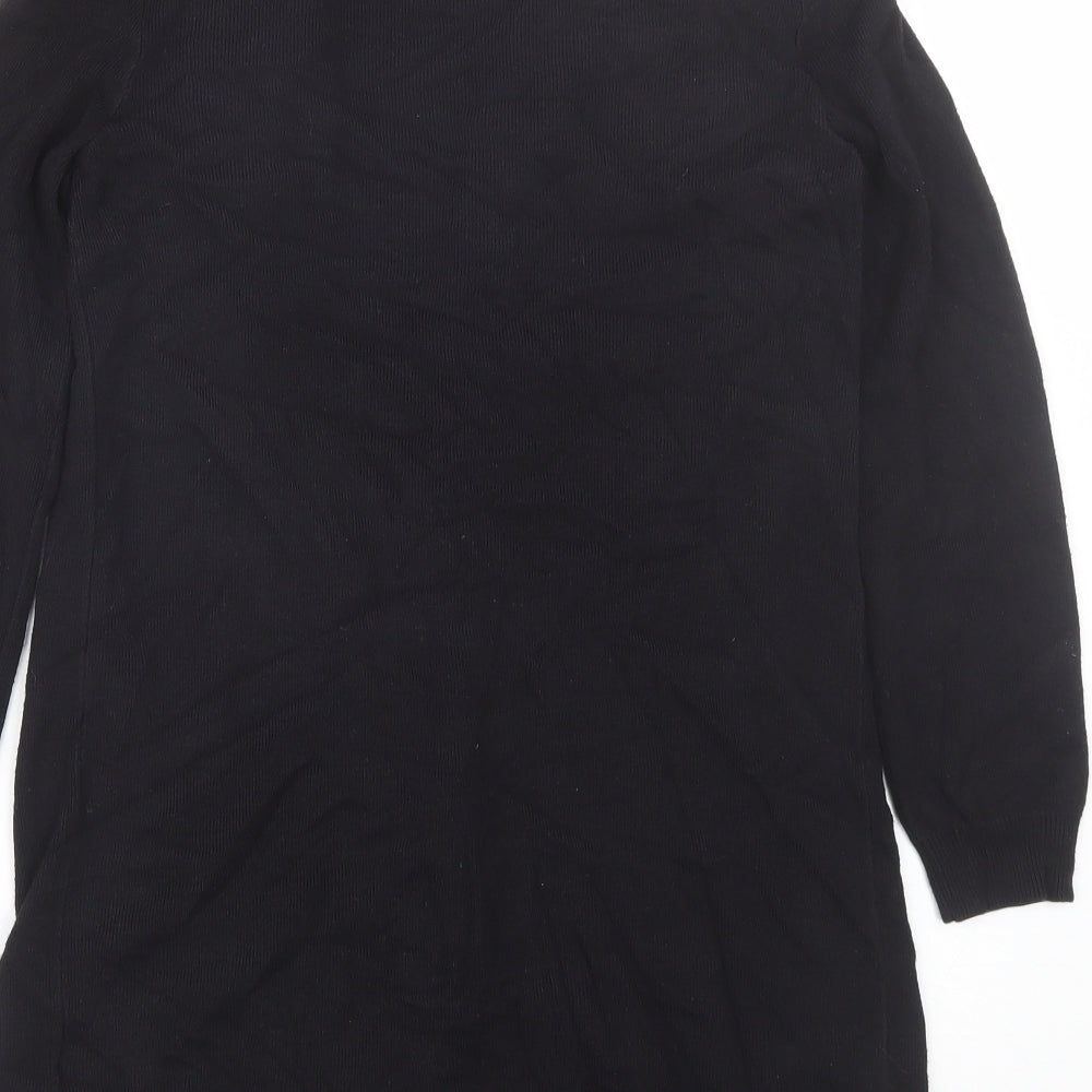 Marks & Spencer Womens Black V-Neck Viscose Cardigan Jumper Size S