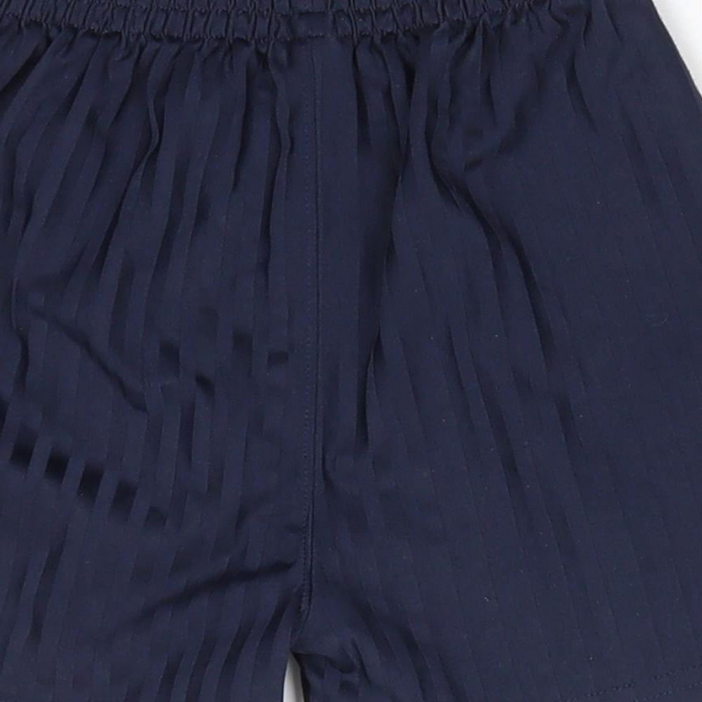 PEP & CO Boys Blue Striped Polyester Utility Shorts Size 3-4 Years Regular - Self colour stripe