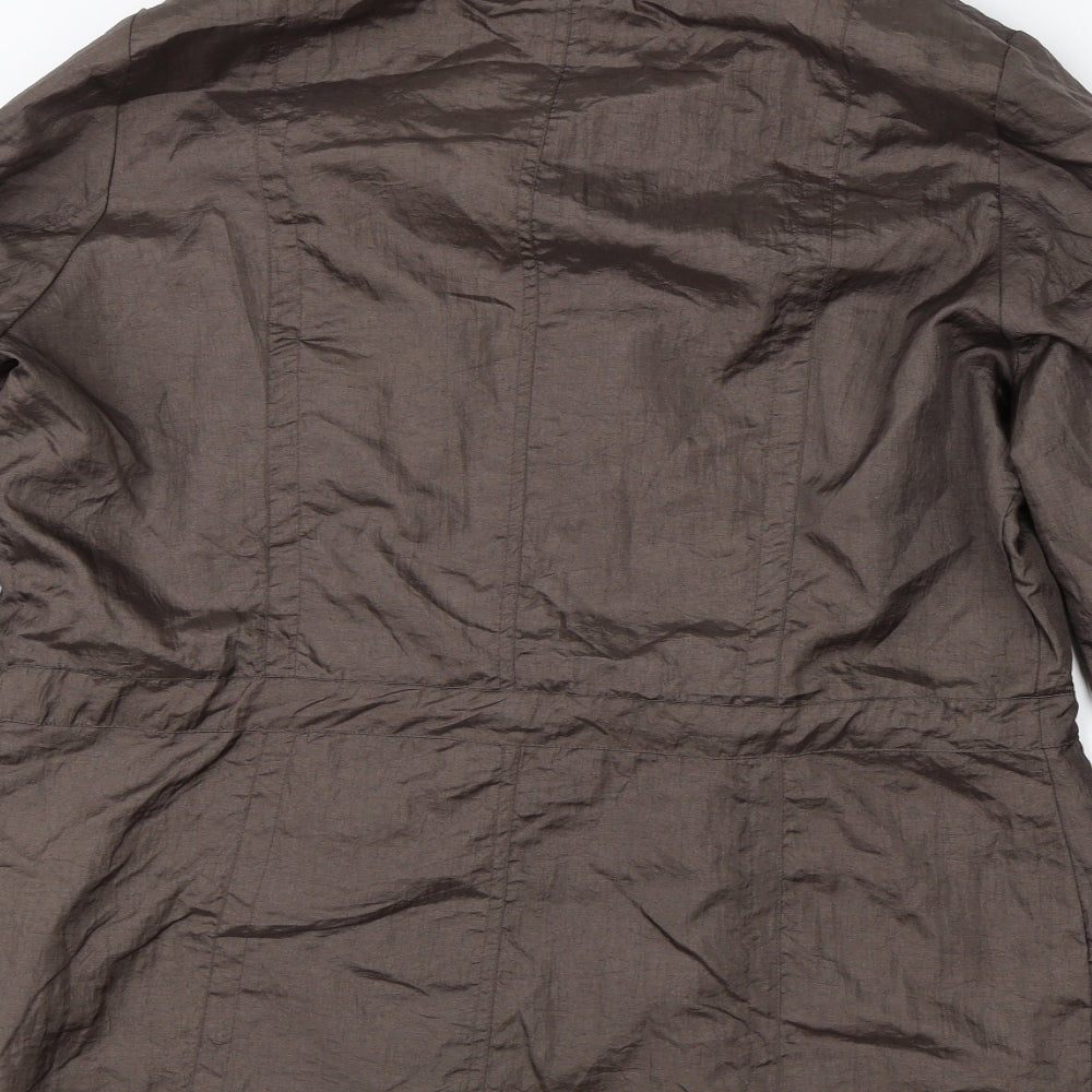 Bonmarché Womens Brown Overcoat Coat Size 16