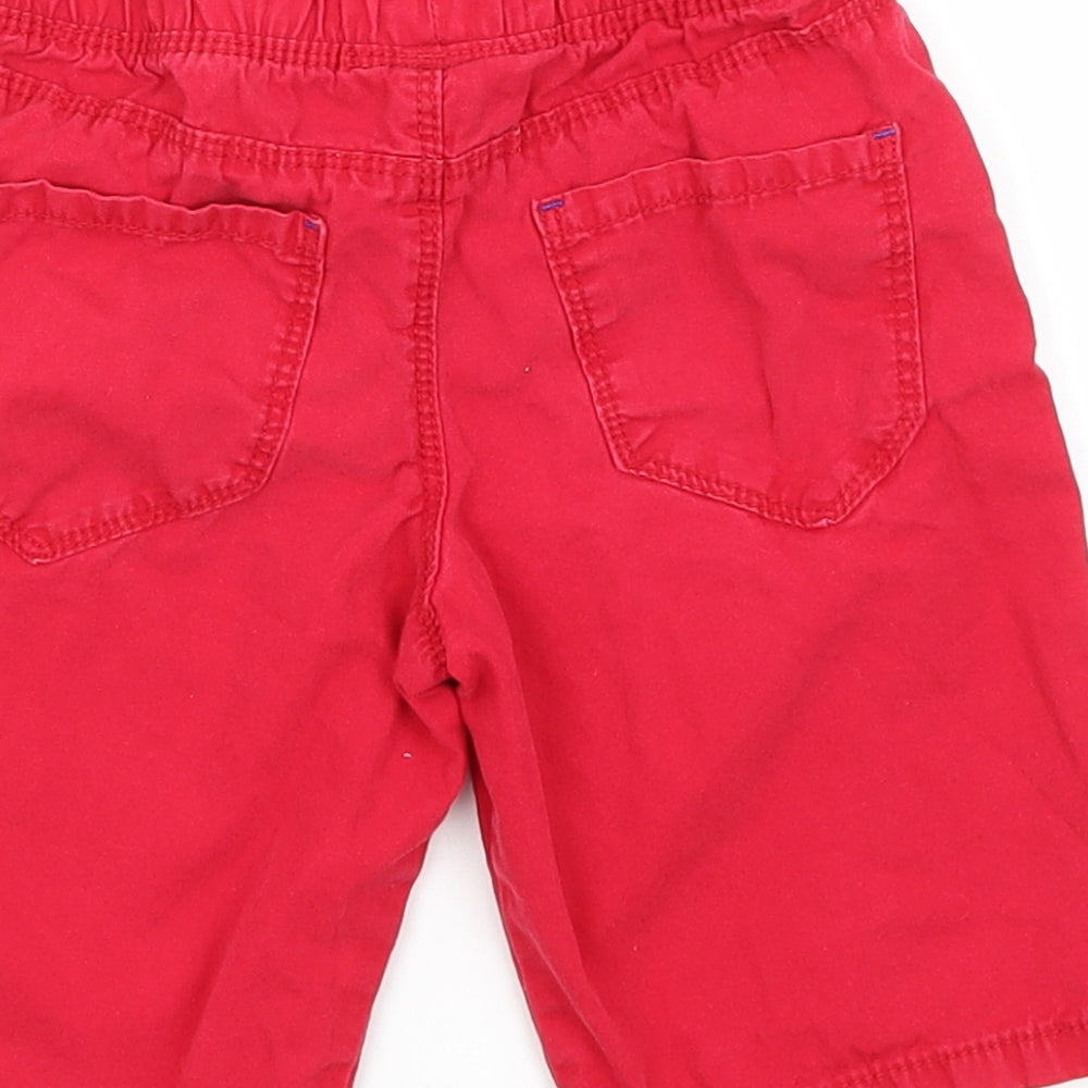 Rebel Girls Red Cargo Shorts Size 4-5 Years Regular