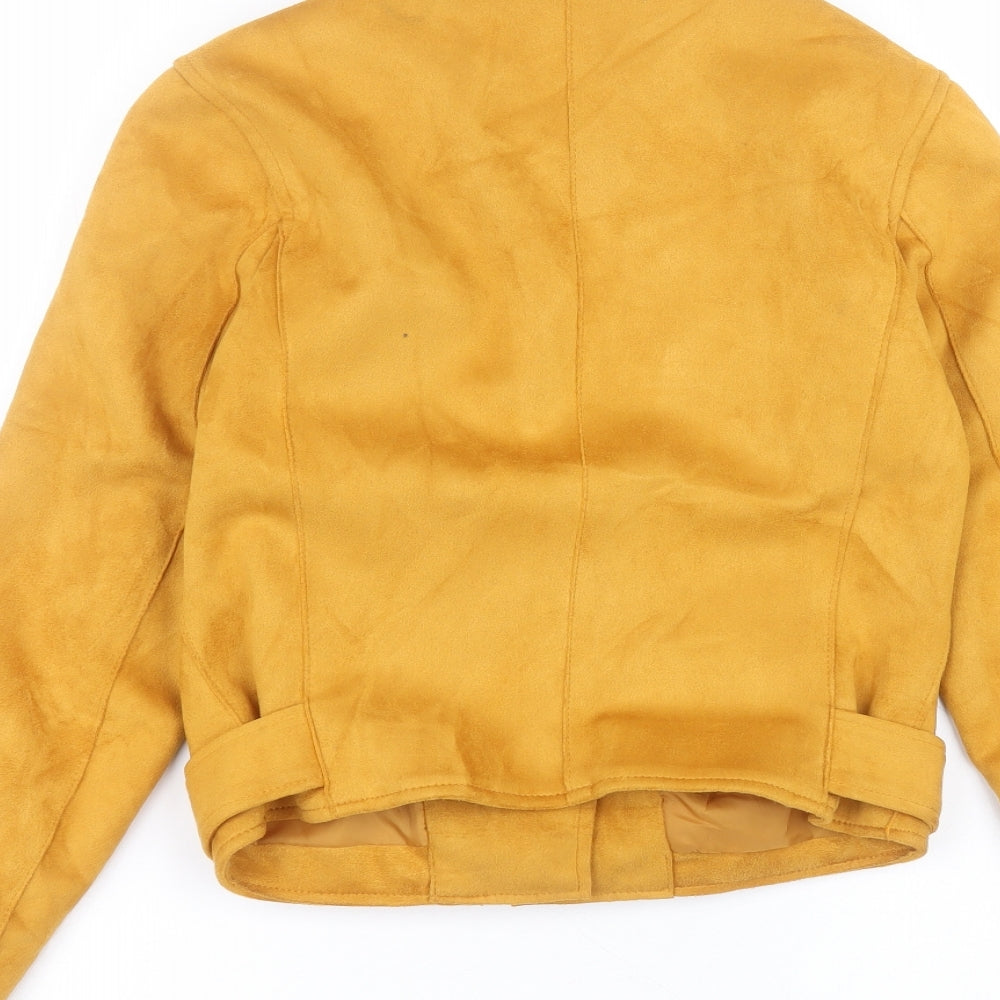New Look Womens Orange Jacket Size 8