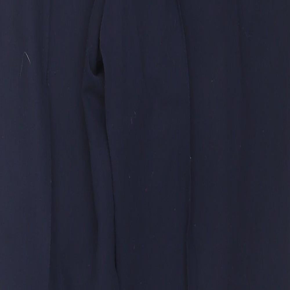 Dorothy Perkins Womens Blue Polyester Dress Pants Trousers Size 8 L27 in Regular