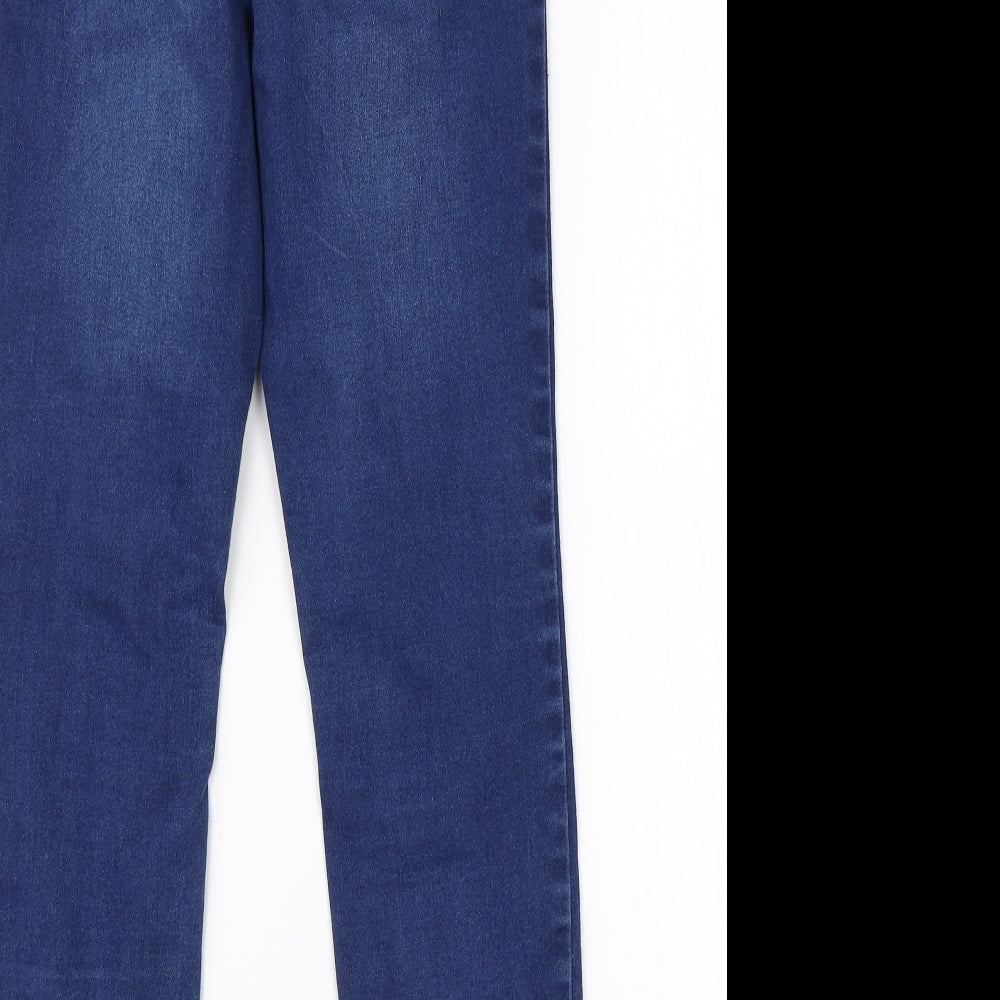 / Denim Womens Blue Cotton Skinny Jeans Size 10 L24 in Regular