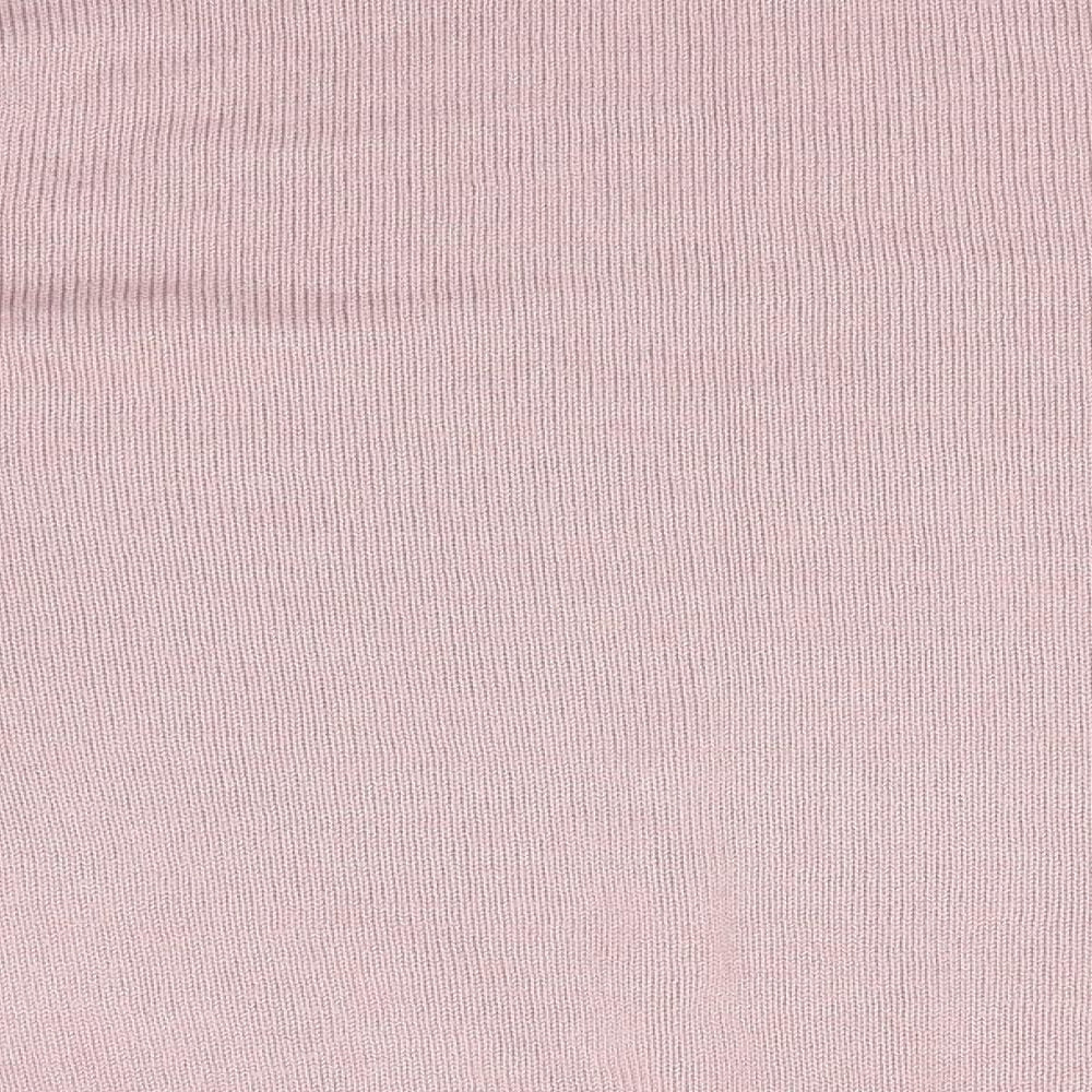 Damart Womens Grey High Neck Acrylic Pullover Jumper Size 14