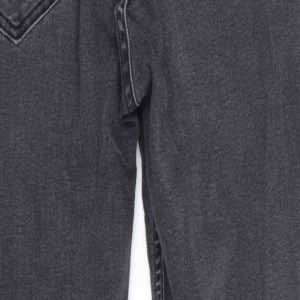 Divided Womens Grey Cotton Skinny Jeans Size 10 L24 in Regular