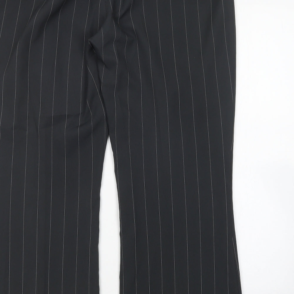 Littlewoods Womens Multicoloured Striped Polyester Trousers Size 18 L29 in Regular