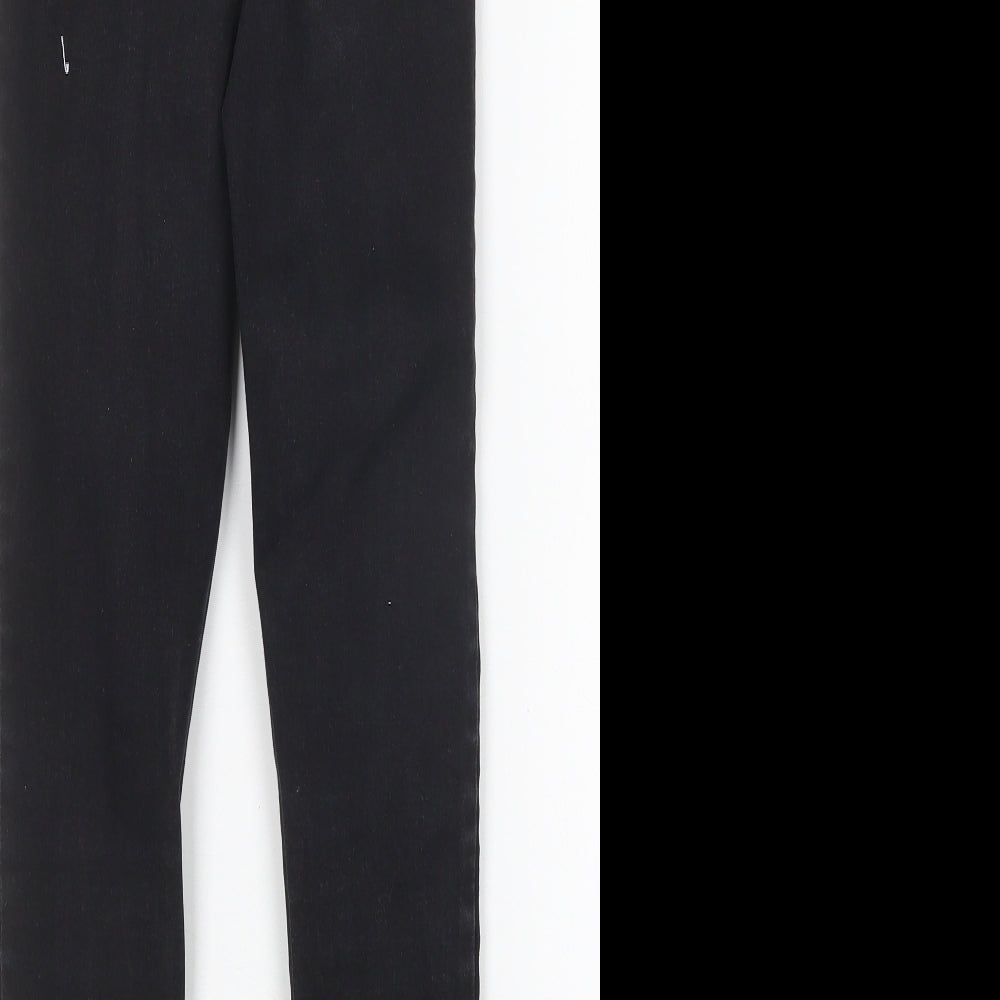 Denim co Womens Black Cotton Skinny Jeans Size 10 L25 in Regular