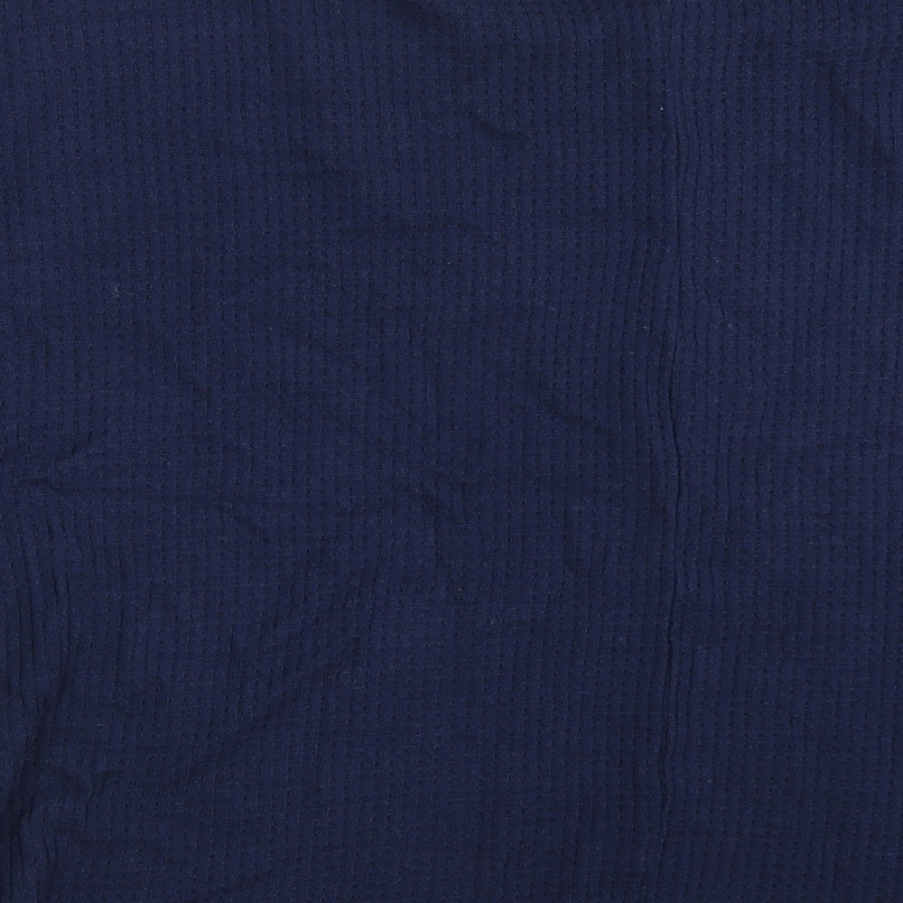 Apricot Womens Blue Viscose Pullover Sweatshirt Size 10
