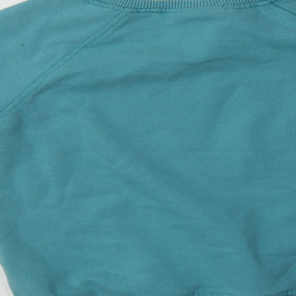 Nrxt Girls Green Cotton Pullover Sweatshirt Size 6 Years
