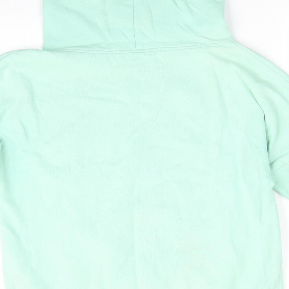Atmosphere Womens Green Cotton Pullover Sweatshirt Size 6 - Mint Green San Diego Funnel Neck