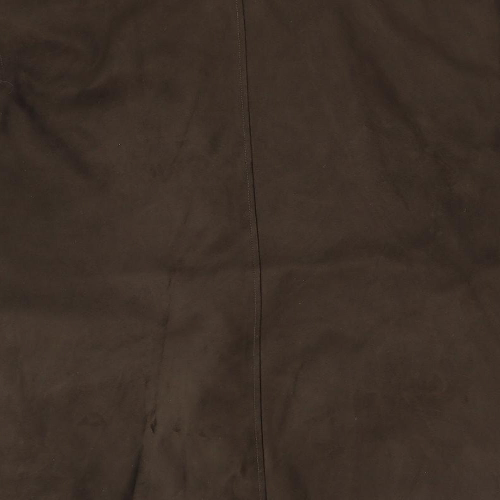 Marks & Spencer Womens Brown Overcoat Jacket Size L
