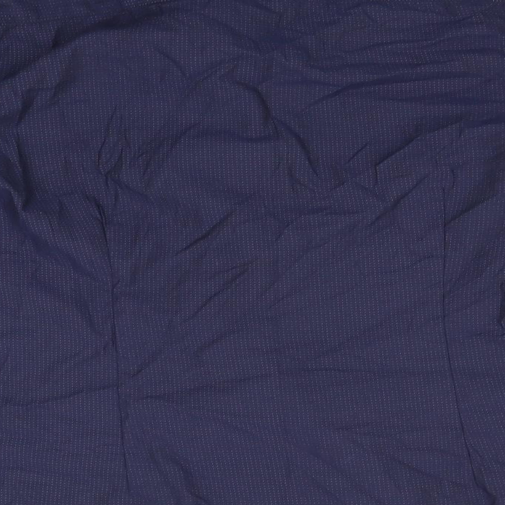 Taylor & Wright Mens Blue Cotton Button-Up Size 15.5 Collared