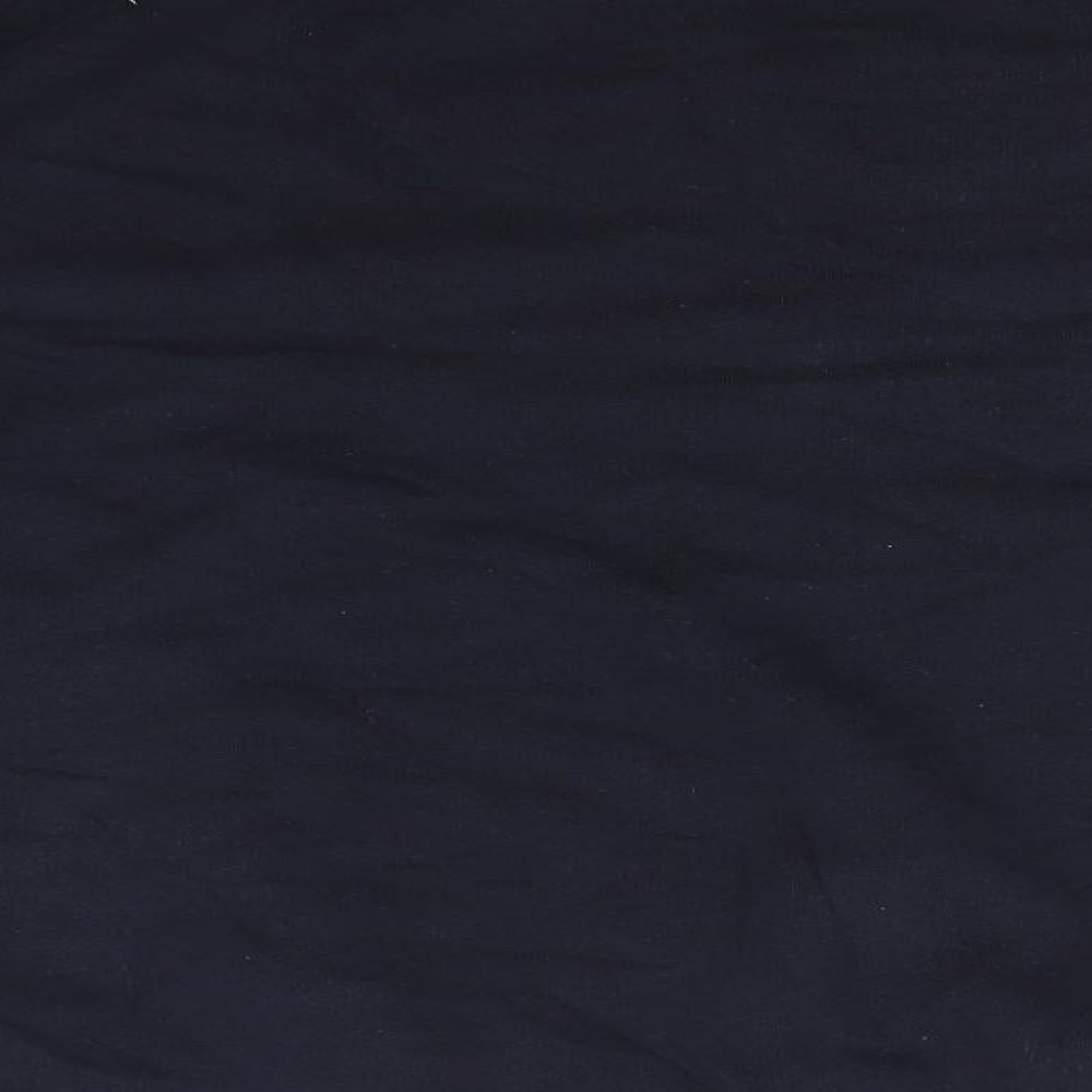 River Island Mens Blue Round Neck Cotton Pullover Jumper Size L