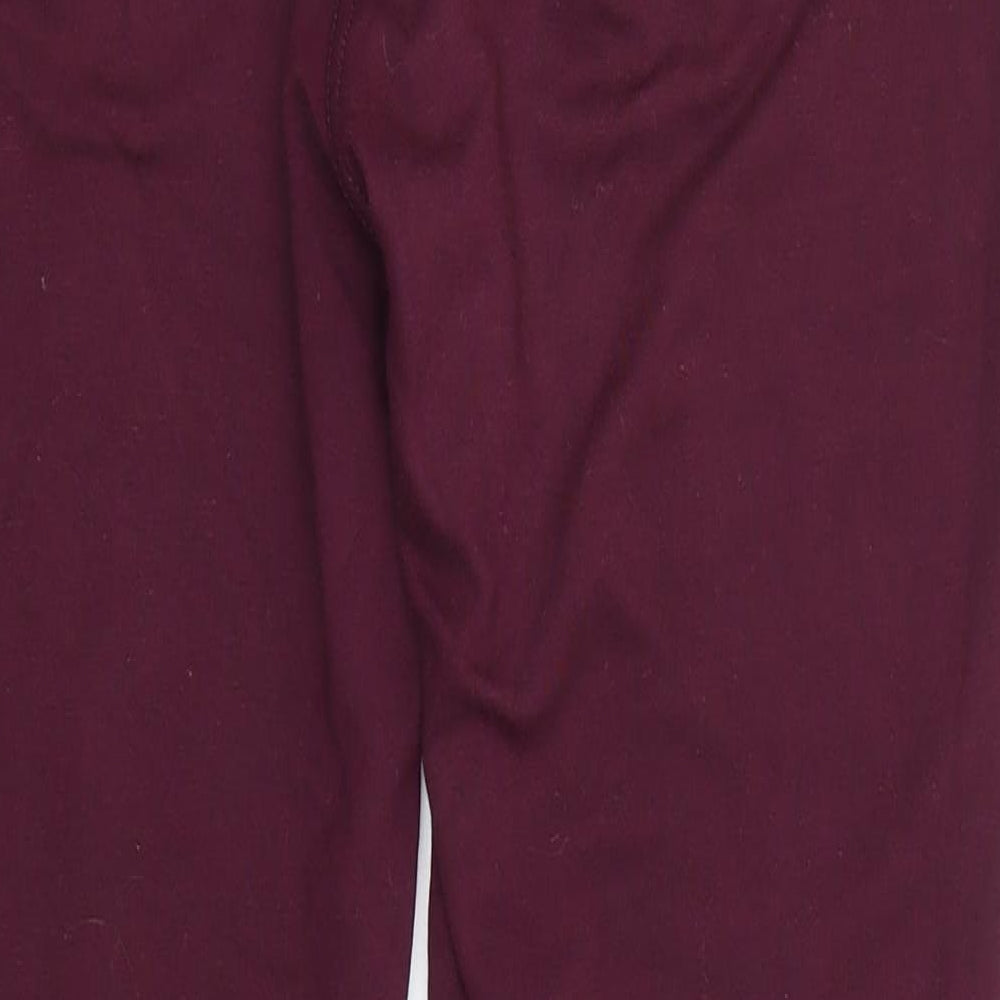Warehouse Womens Pink Viscose Trousers Size 16 L30 in Regular