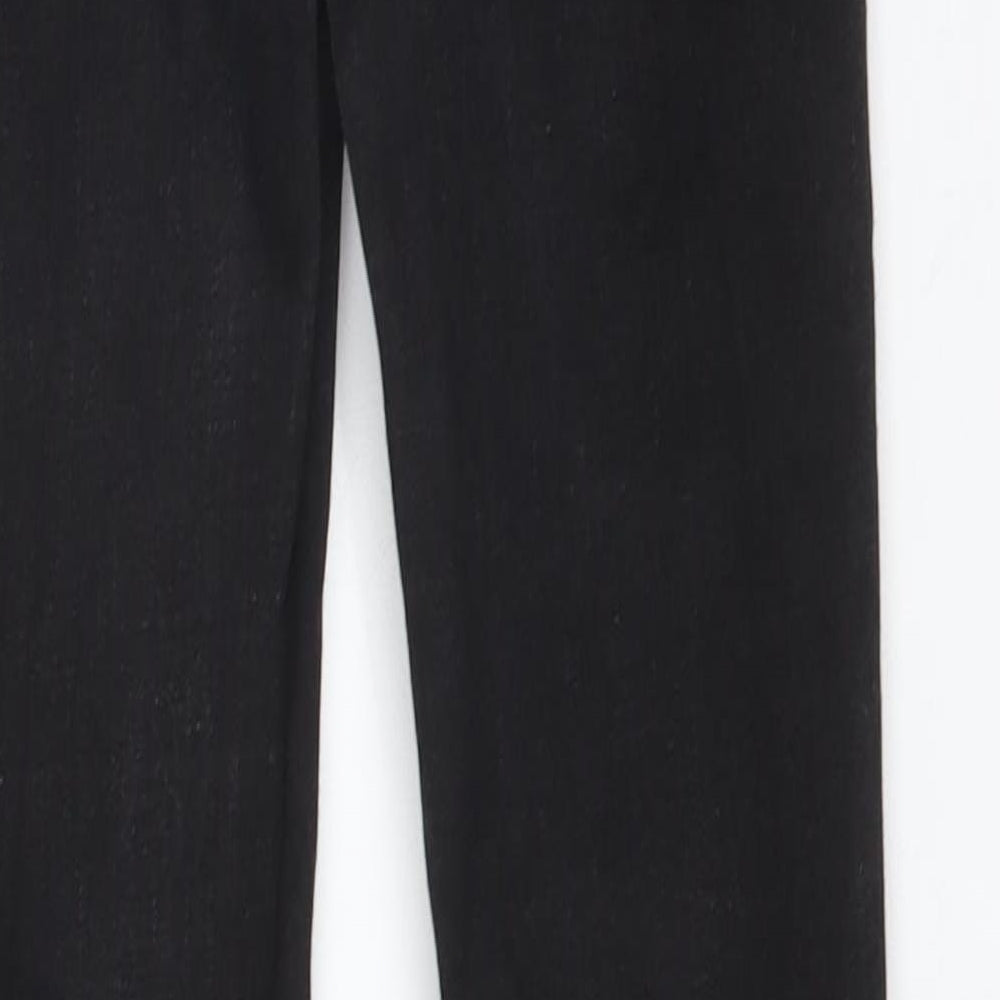 DENIM CO Womens Black Cotton Skinny Jeans Size 6 L29 in Regular
