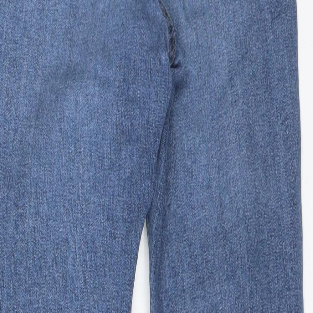 Topshop Womens Blue Cotton Skinny Jeans Size 25 L30 in Regular