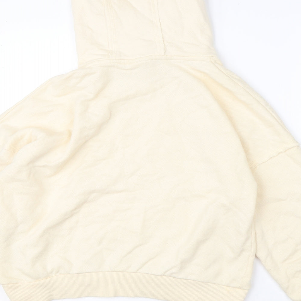 MP Mens Beige Cotton Pullover Hoodie Size S