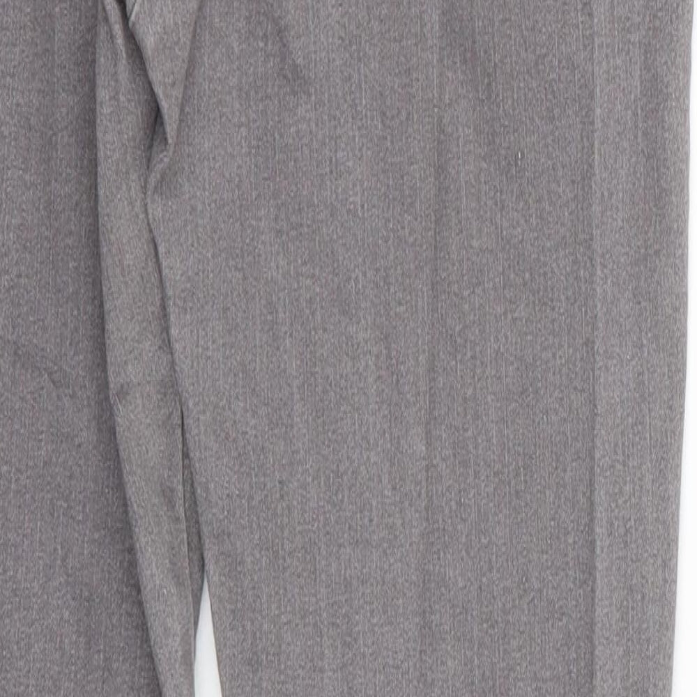 Divided Womens Grey Cotton Skinny Jeans Size 12 L28 in Regular - Mid grey Side Zip