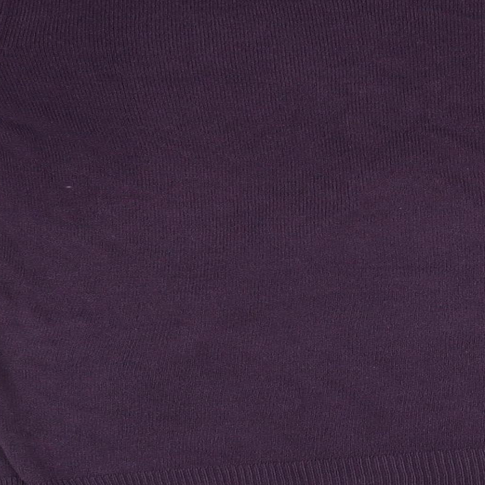 MK one Womens Blue Round Neck Acrylic Pullover Jumper Size S