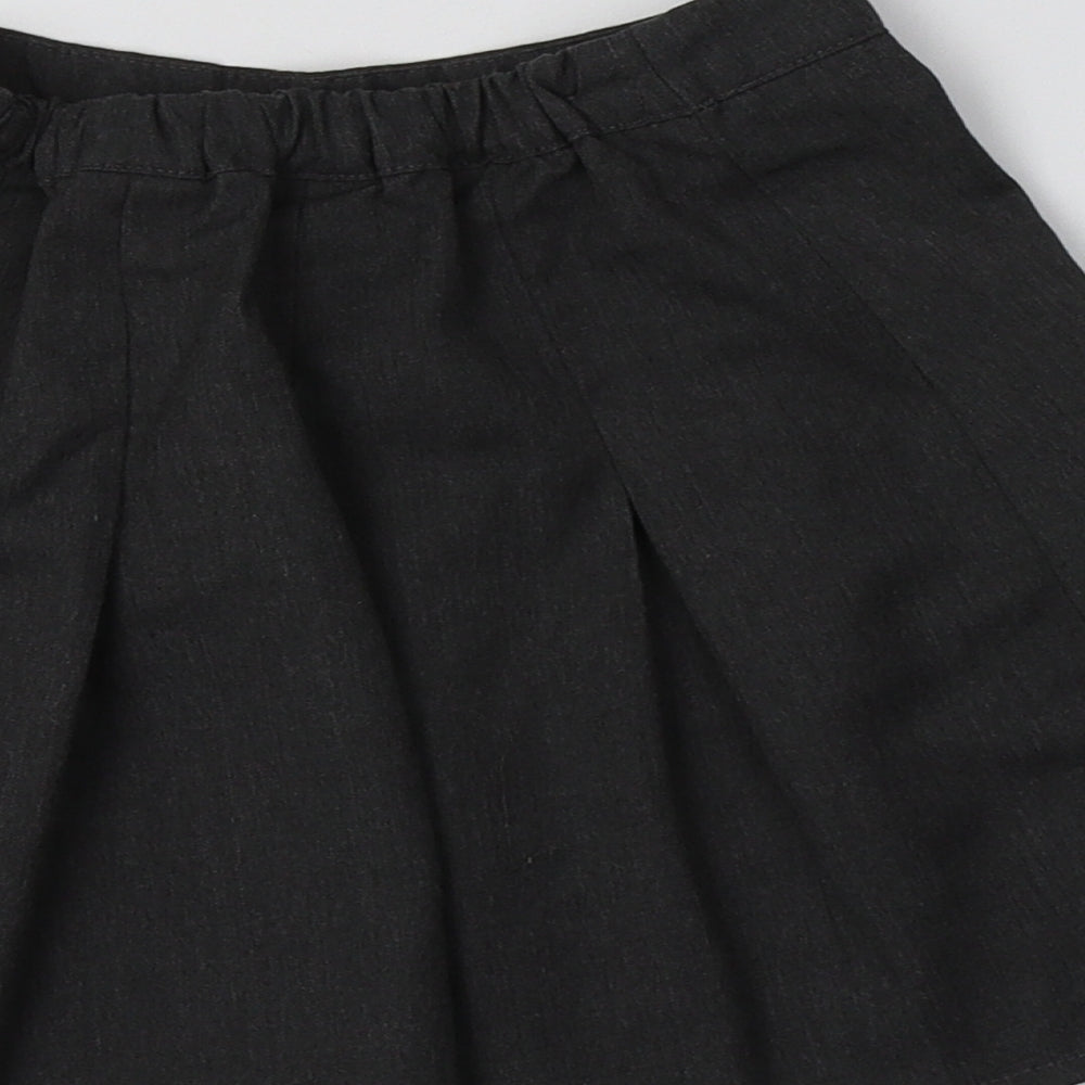 George Girls Grey Polyester Pleated Skirt Size 4-5 Years Regular - School Wear