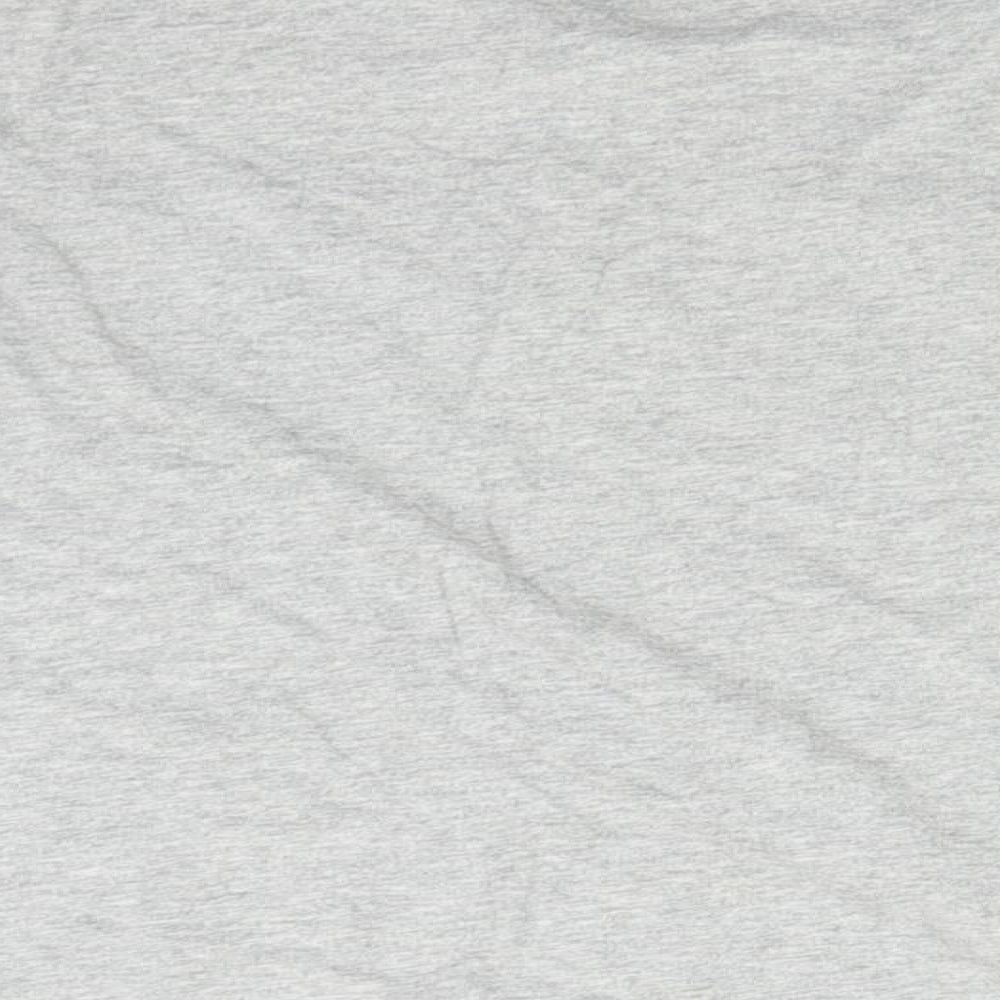 ESMARA Womens Grey Cotton Basic T-Shirt Size 10 Round Neck
