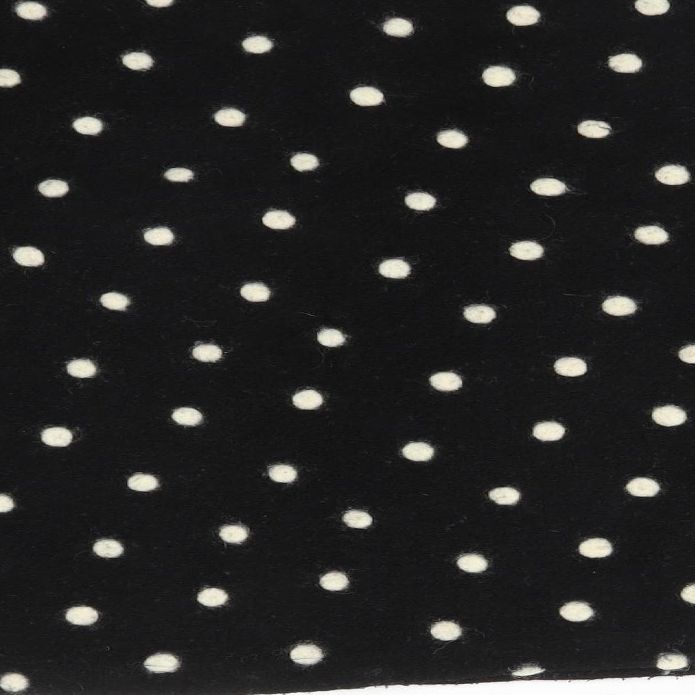 New Look Womens Polka Dot Acrylic Basic T-Shirt Size M Crew Neck