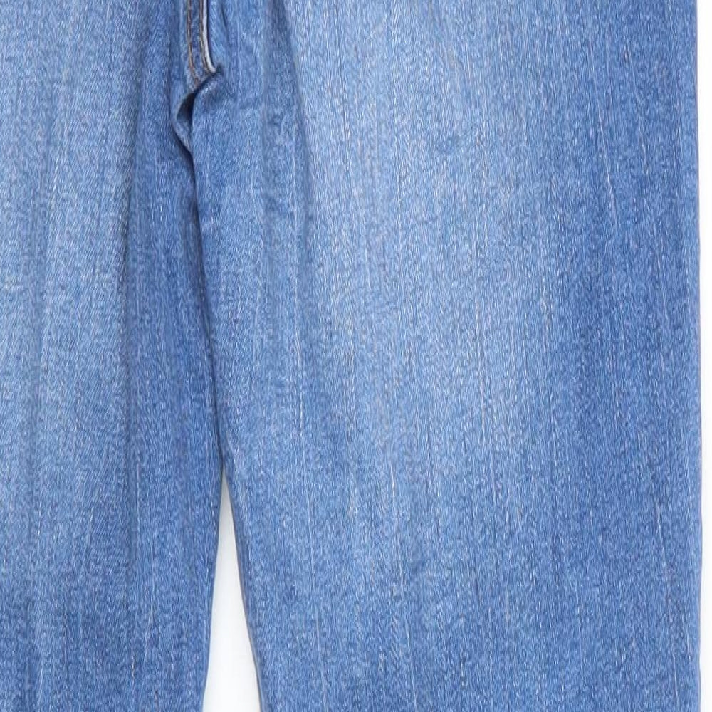 Denim Co Womens Blue Cotton Skinny Jeans Size 10 L28 in Regular - Mid Blue