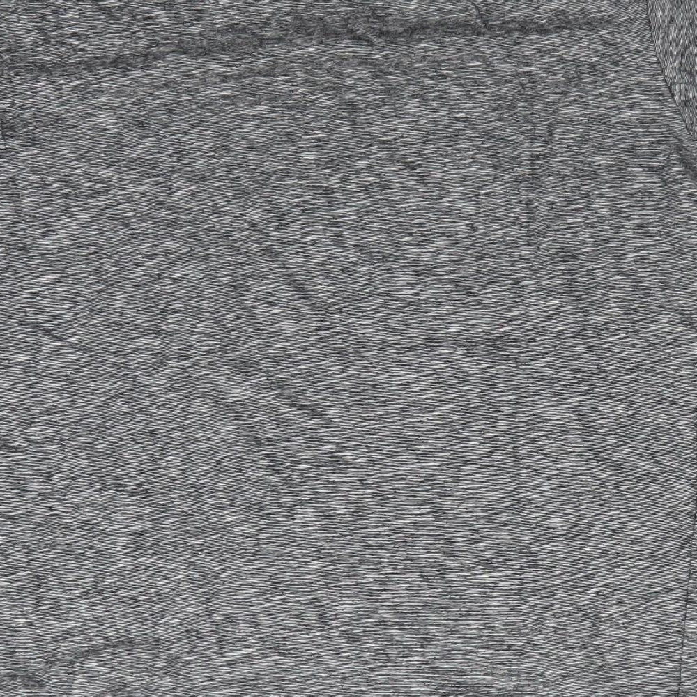 Primark Mens Grey Solid Cotton Pyjama Top Size XS - Grey Mix