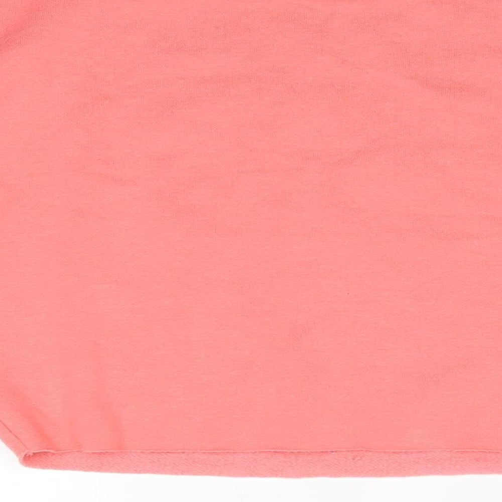 Primark Womens Pink High Neck Polyester Pullover Jumper Size 2XS - Truth