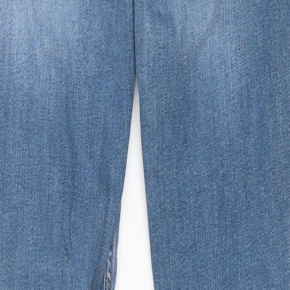 George Mens Blue Cotton Skinny Jeans Size 30 L30 in Regular