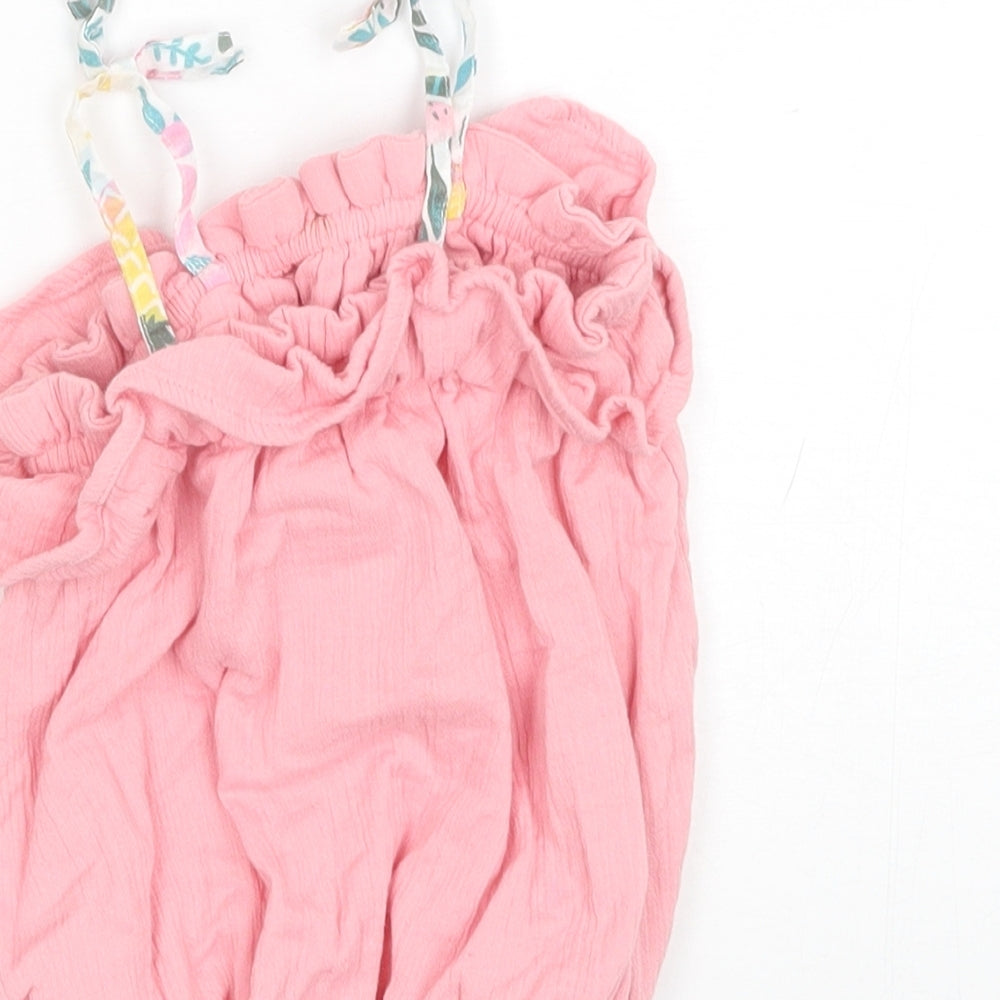 Tommy Bahama Baby Pink Cotton Romper One-Piece Size 12 Months