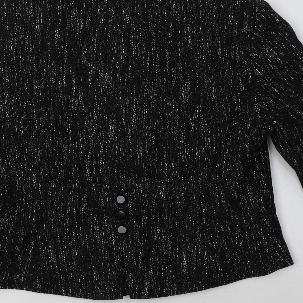 Principles Womens Black Jacket Blazer Size 12