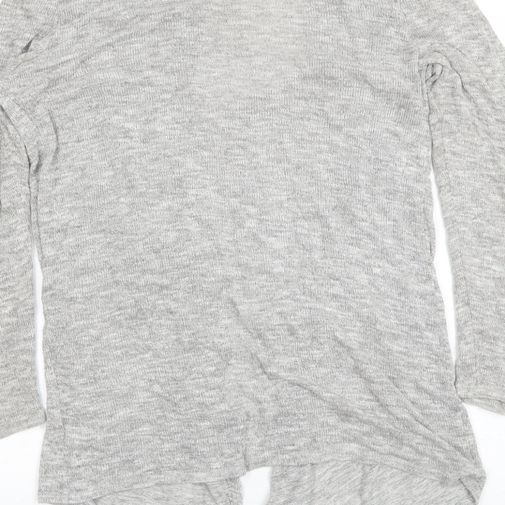 Atmosphere Womens Grey V-Neck Viscose Cardigan Jumper Size M