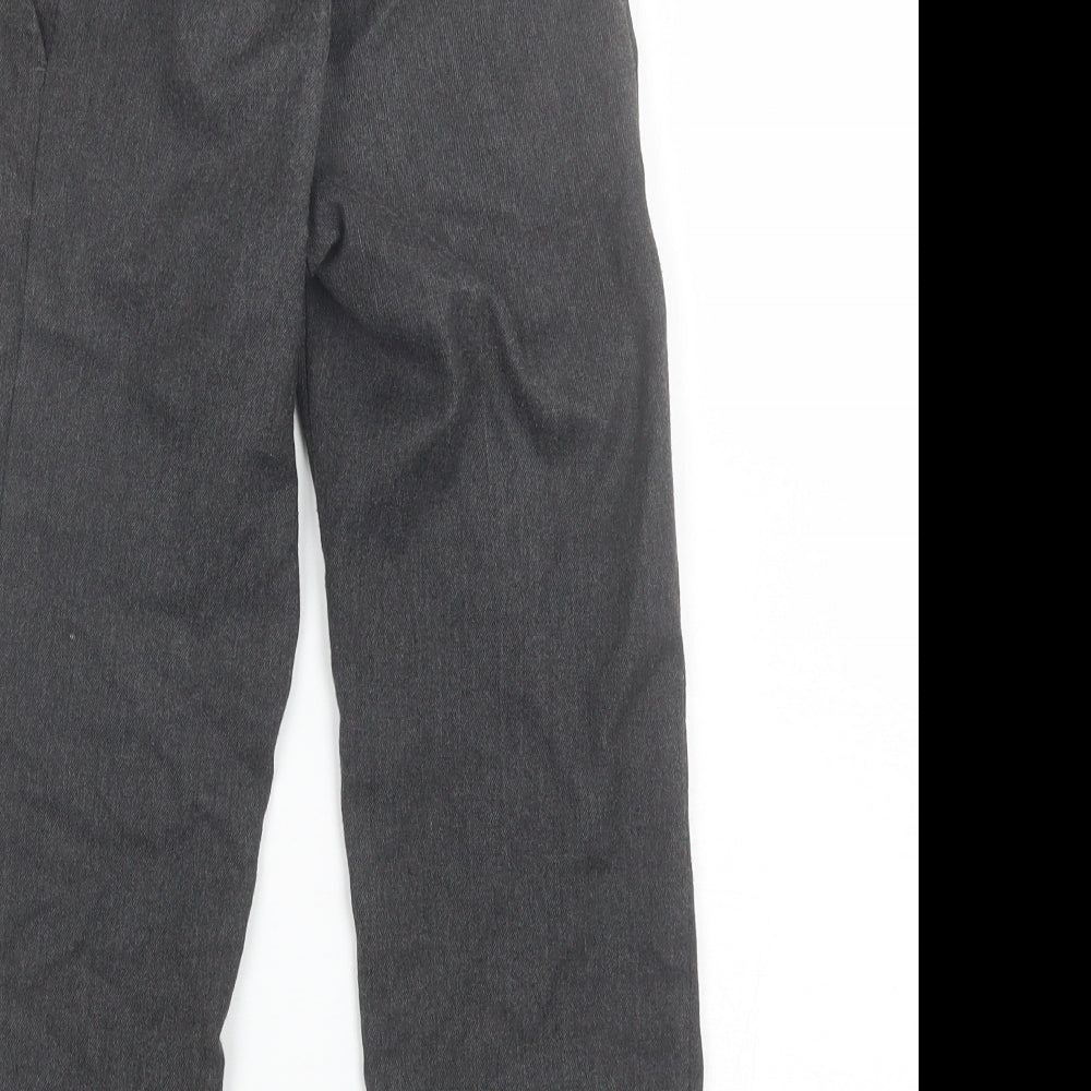 George Boys Grey Polyester Dress Pants Trousers Size 6-7 Years Regular