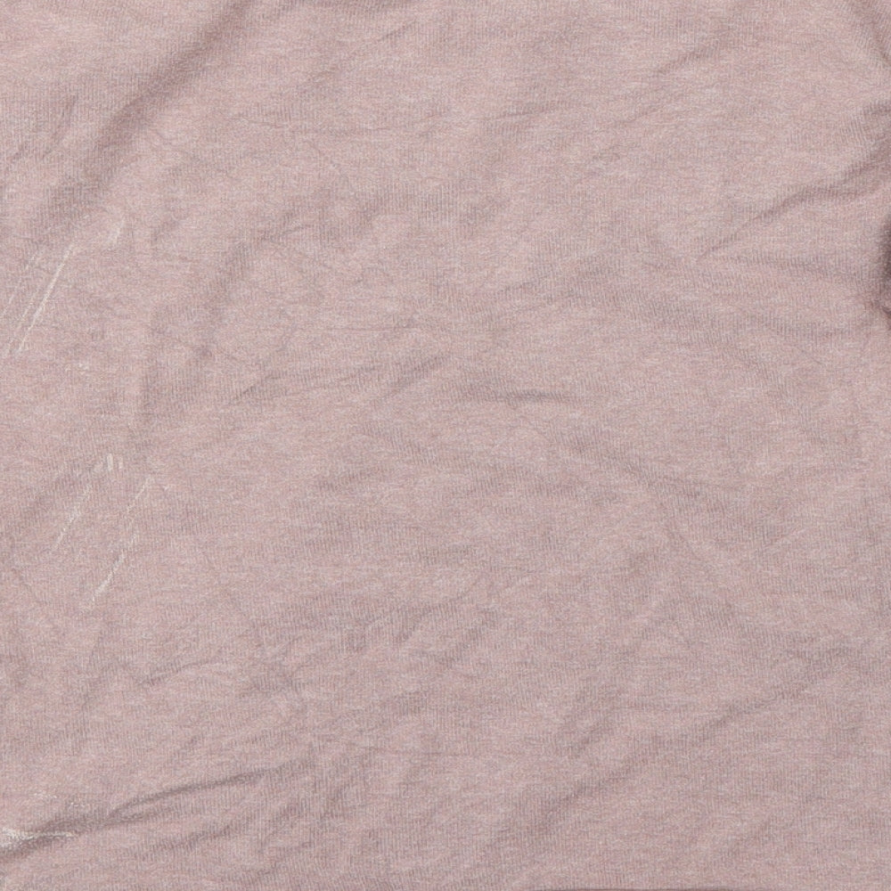 Monsoon Womens Pink Round Neck Cotton Pullover Jumper Size 12