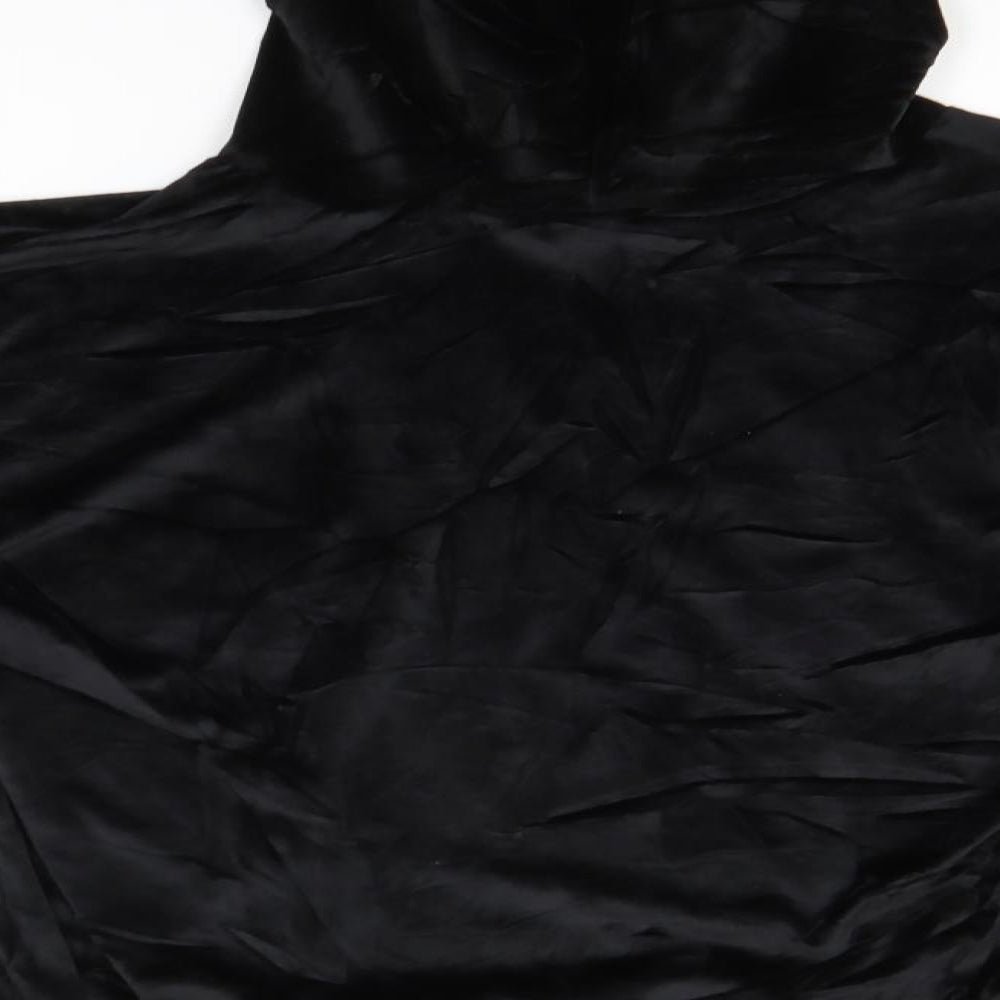 Preworn Womens Black Cotton Pullover Hoodie Size 2XL